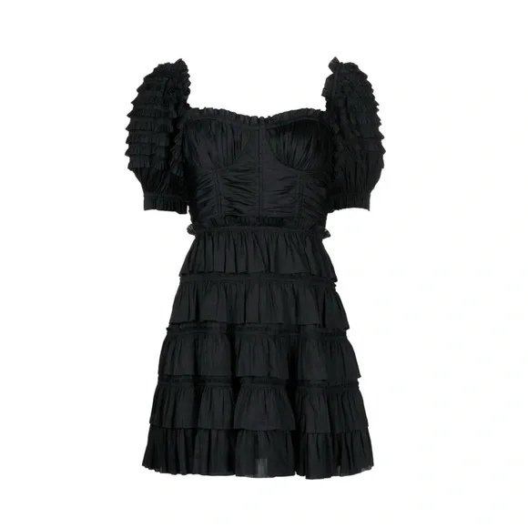 Ulla Johnson Noir Lucette Dress | Noir | 4